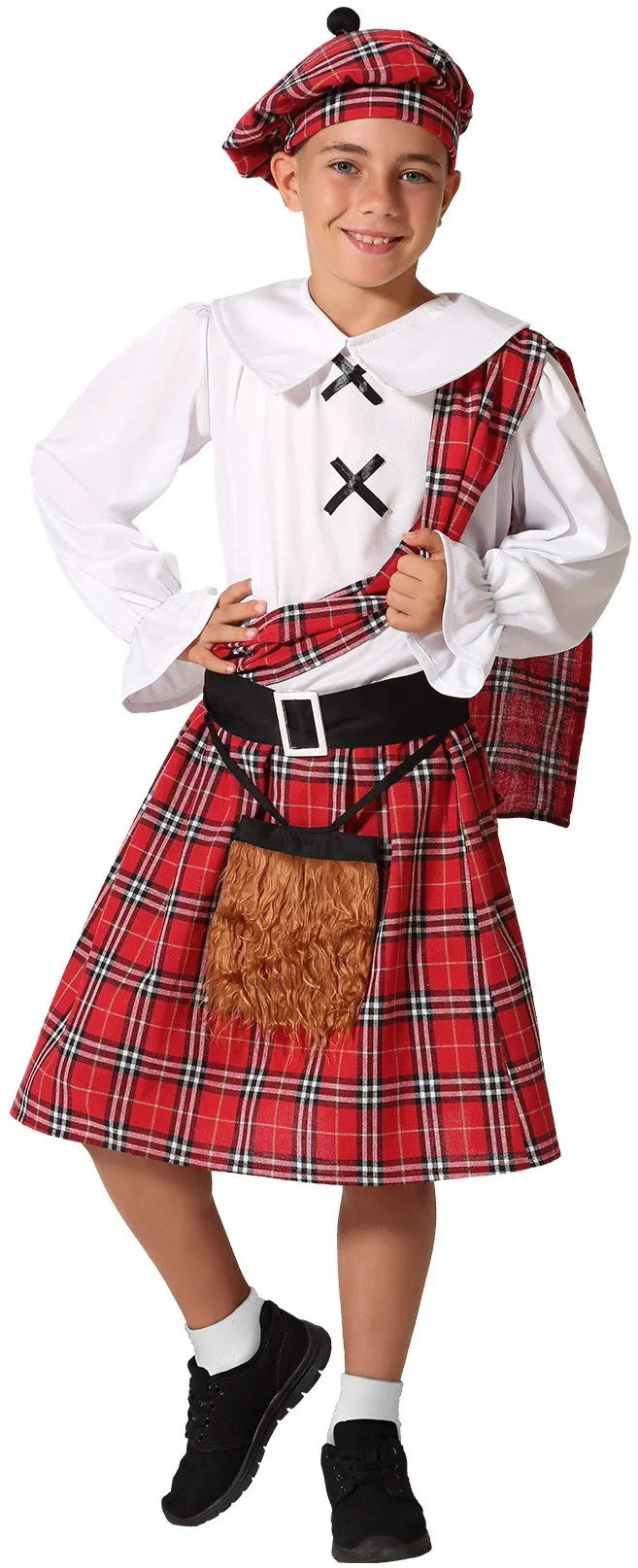 Disfraz de Escocés Tradicional Infantil Escocés Atosa